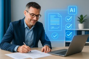 Real estate broker using AI Compliance Review